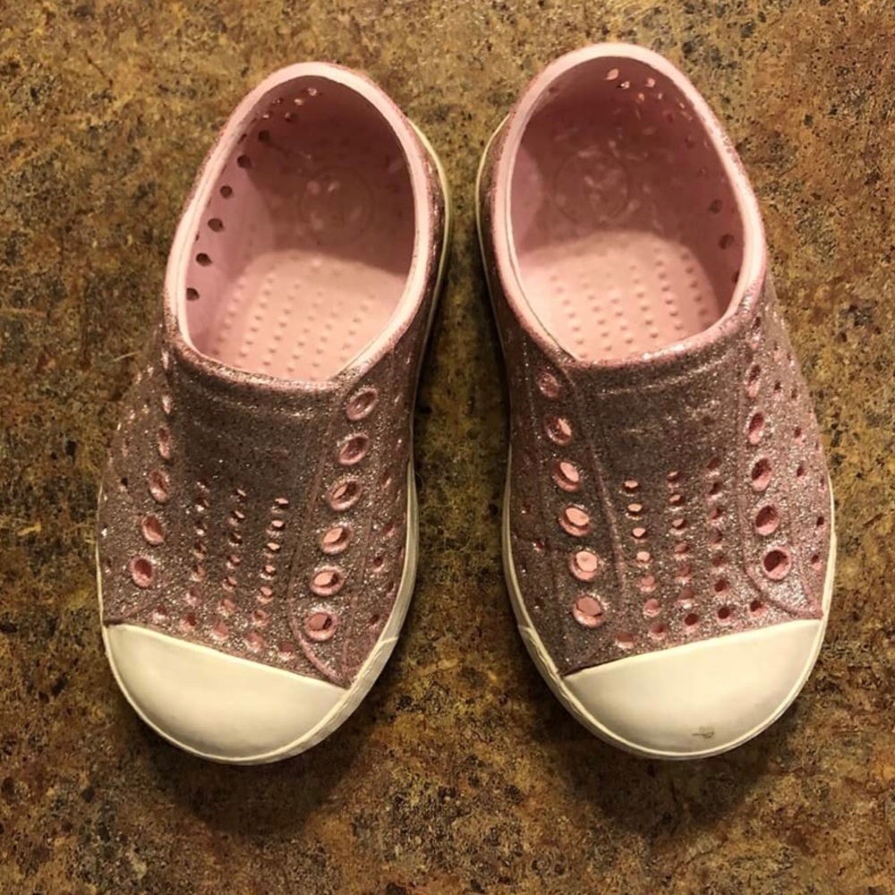 Natives in pink glitter